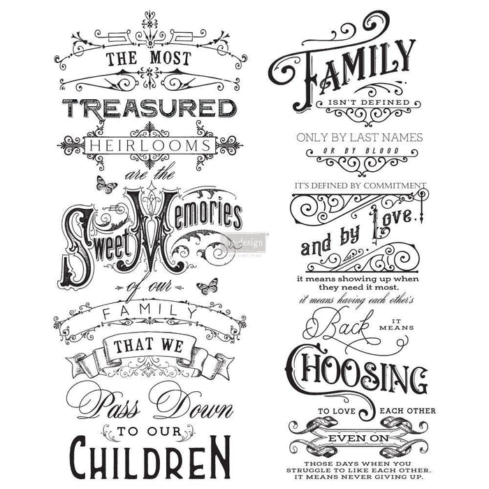 Family Heirlooms - Decor Transfer - Redesign with Prima