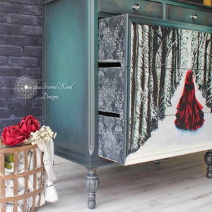In Deep Forest - A1 Decoupage Paper redesign with Prima