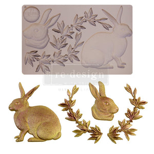 Meadow Hare - Decor Mould - Silicone Mold
