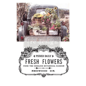 Fresh Flowers - Decor Transfer - Furniture Transfer