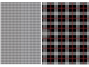 Gingham Black - Rub On Furniture Decal Transfer - Redesign with Prima - Same Day shipping
