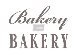 Fresh Bakery - Rub-On Furniture Decal Transfer - Redesign with Prima - Same Day shipping!