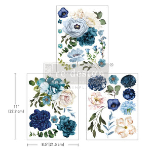 Pre-Order - Blue Wildflowers - Middy Transfer - New Release