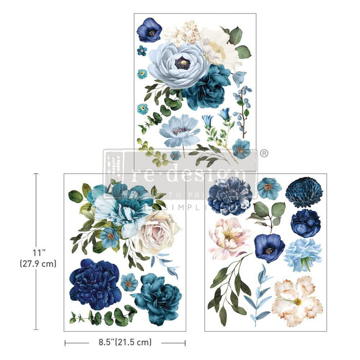 Blue Wildflowers - Middy Transfer - Redesign with Prima